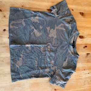 Camo forever 21 crop top